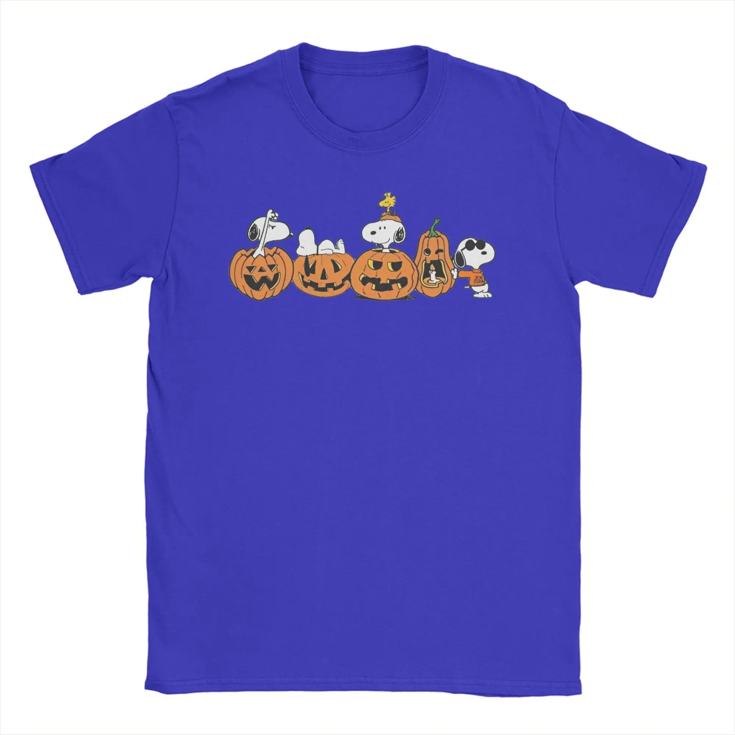 Unisex Snoopy Halloween Pumpkin Cotton Tee Snoopy Shirt
