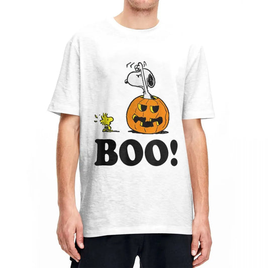 Peanuts Halloween Boo Cotton T Shirt Snoopy Shirt