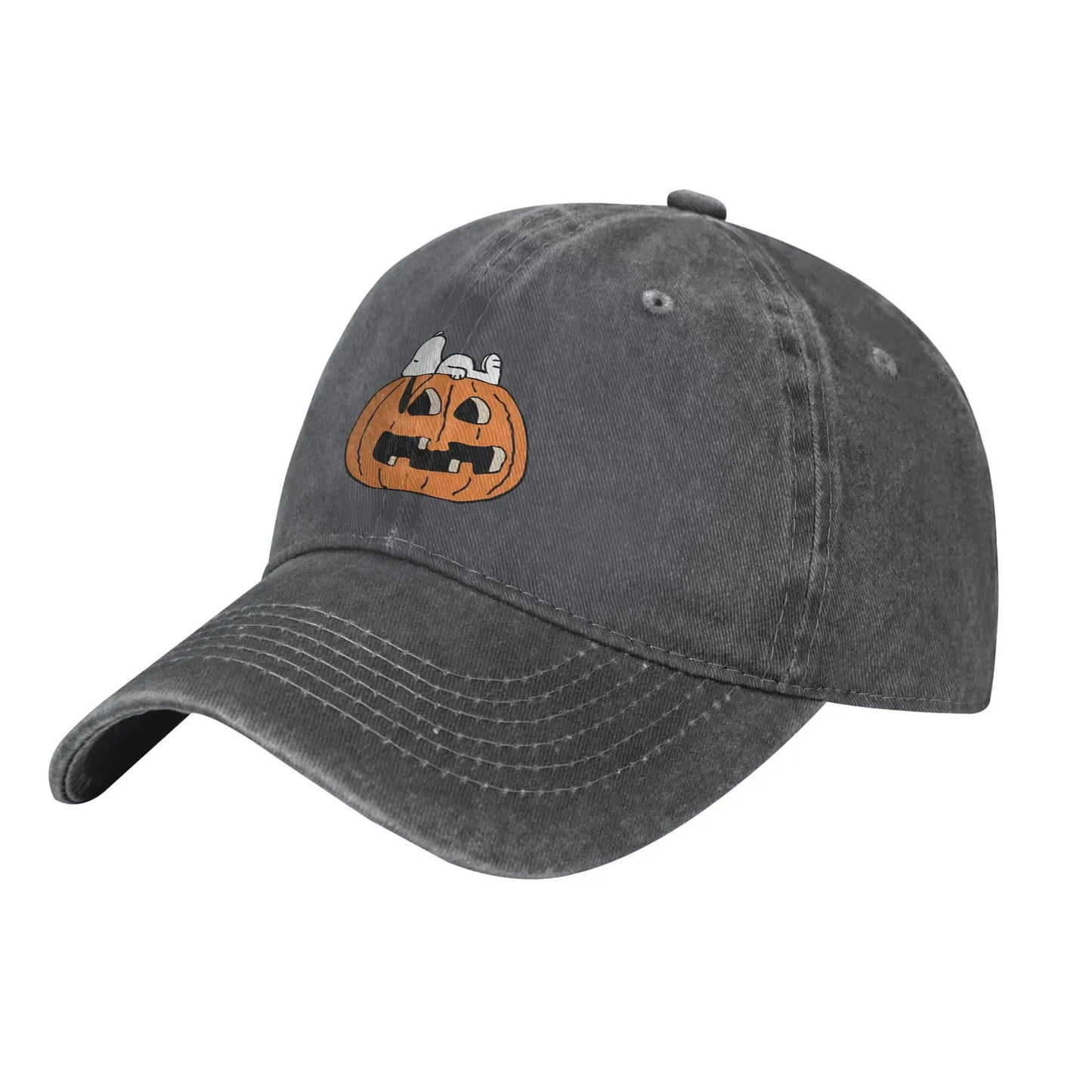 Halloween Pumpkin Print Cap Adjustable Snoopy Hat