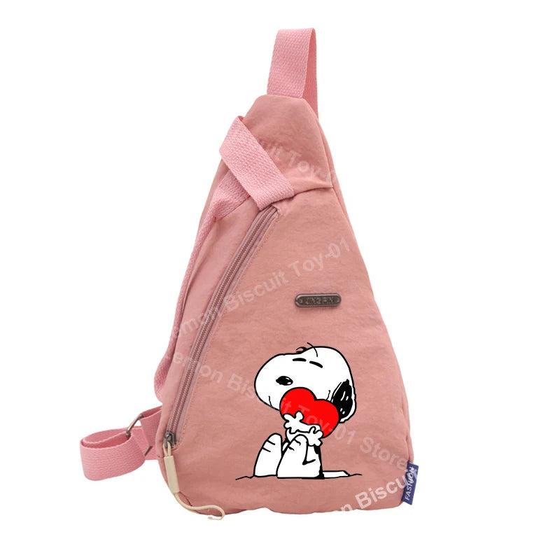 Snoopy Backpack Chest Bag Unisex Crossbody Phone Pouch