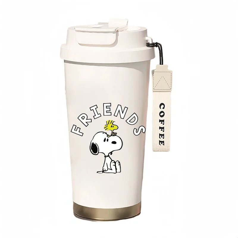500ml Thermos Bottle Portable Snoopy Cup