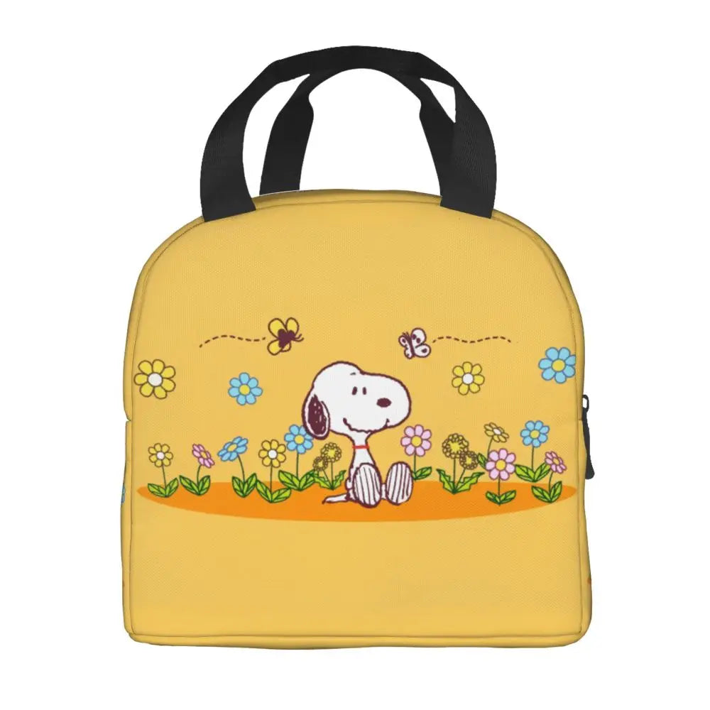 Snoopy Backpack Halloween Insulated Lunch Bag 22x20x13cm