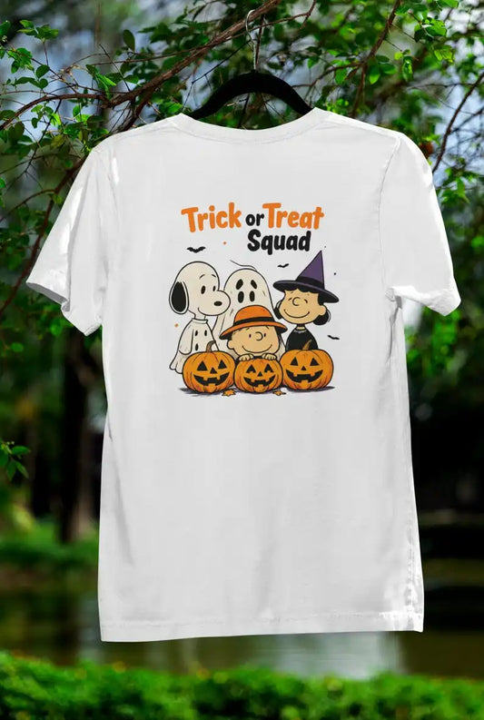 Graphic Halloween Costume Tee Trick Or Treat Snoopy Shirt
