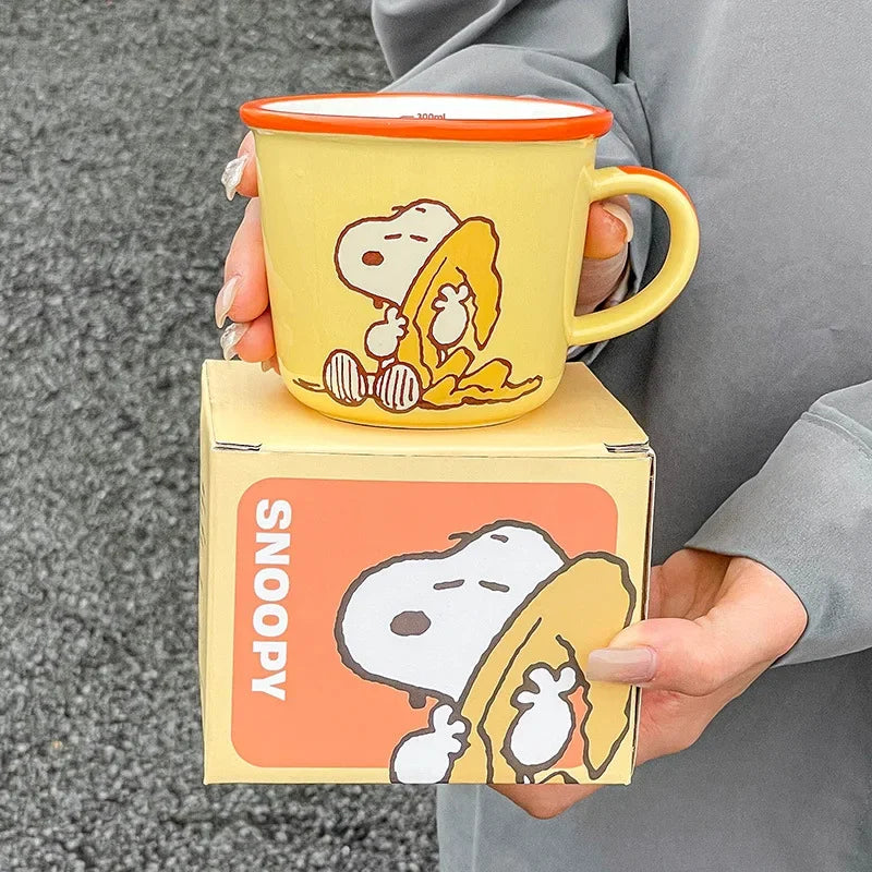 Couple Coffee Mugs Snoopy Cup