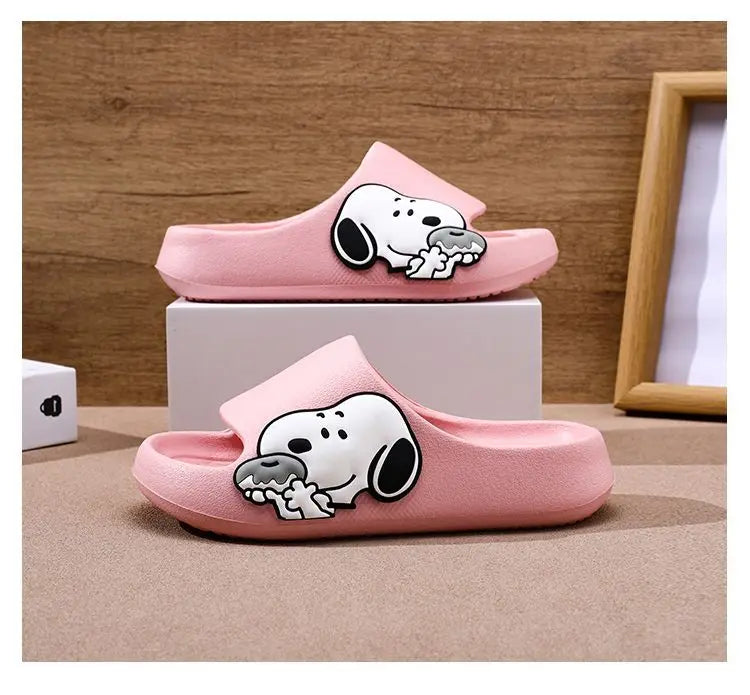 MINISO Snoopy Non Slip Indoor Slippers Snoopy Slippers
