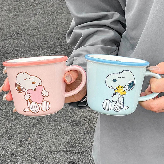 Couple Coffee Mugs Snoopy Cup