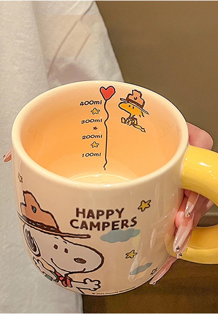 460ML Graduation Ceramic Mug Snoopy Cup