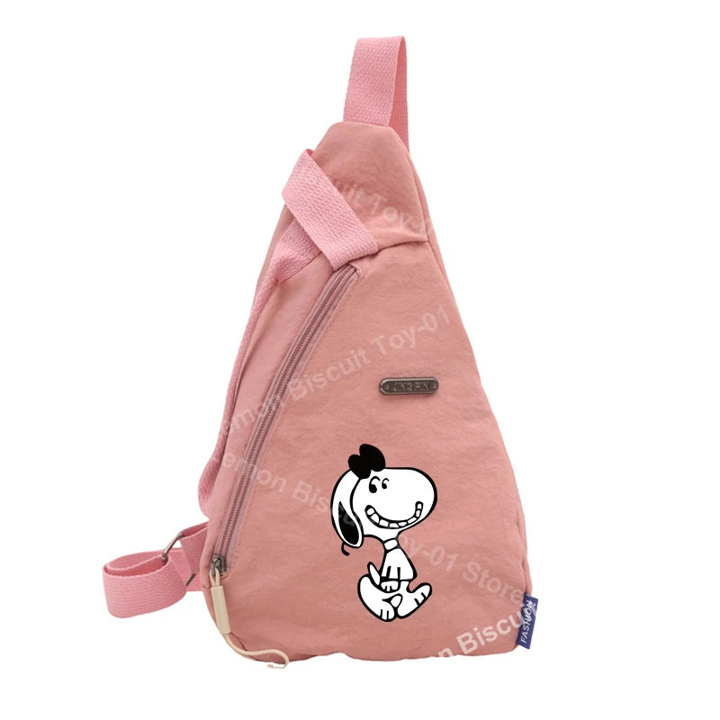 Snoopy Backpack Chest Bag Unisex Crossbody Phone Pouch