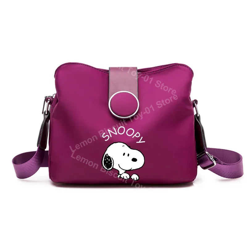 Snoopy Backpack Crossbody Nylon Shoulder Bag Licensed