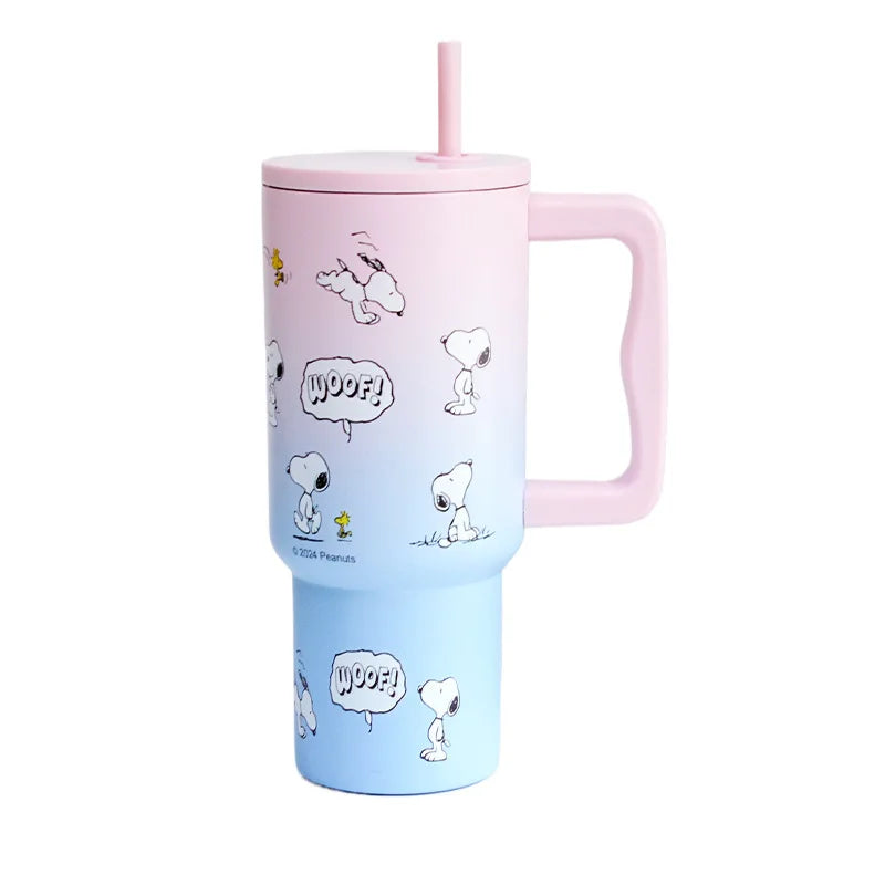 Insulated Stainless Steel Water Cup Straw 2025 Snoopy Cup
