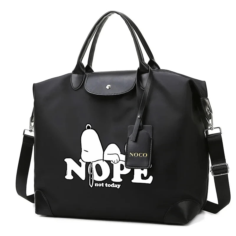 Snoopy Backpack Large Anime Travel Bag For Women 41x16x33cm