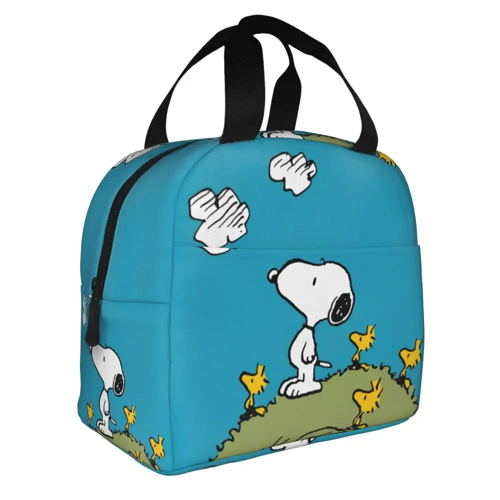 Snoopy Backpack Halloween Insulated Lunch Bag 22x20x13cm