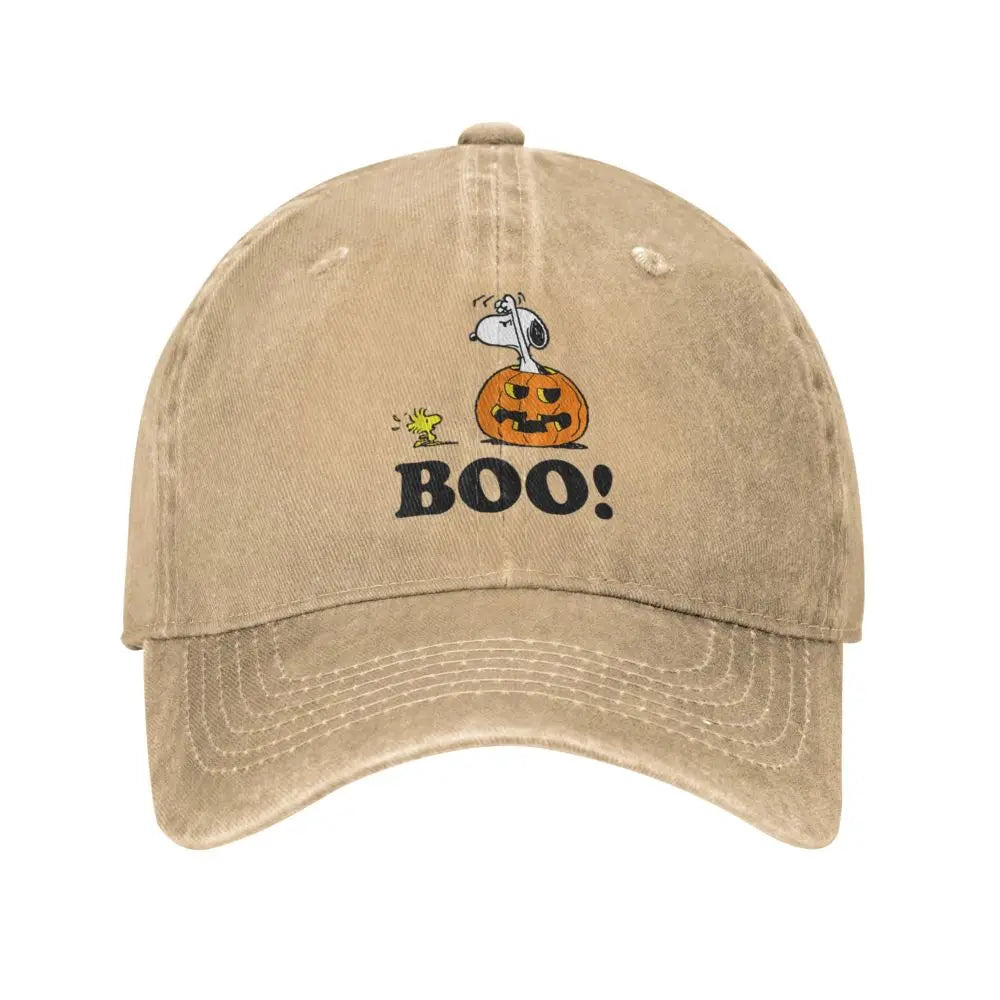 Peanuts Halloween Boo Baseball Snoopy Hat