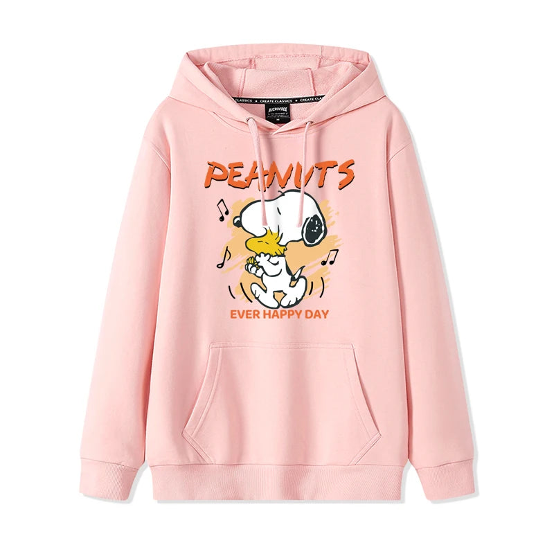 Velvet Hooded Sweatshirt Snoopy Stuffed Sweatshirt