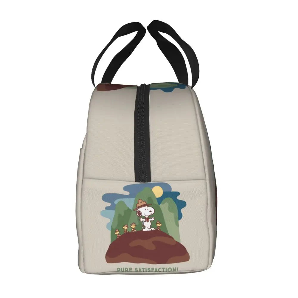 Snoopy Backpack Halloween Insulated Lunch Bag 22x20x13cm