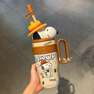 800ml 304 Stainless Steel Insulated Cup Cartoon Snoopy Cup