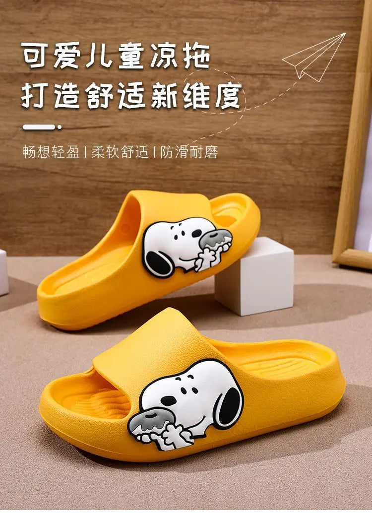 MINISO Snoopy Non Slip Indoor Slippers Snoopy Slippers