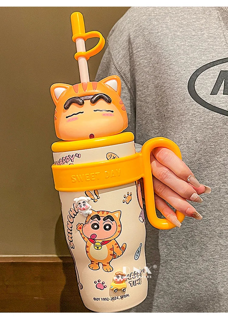 800ml 304 Stainless Steel Insulated Cup Cartoon Snoopy Cup