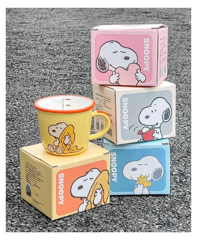 Couple Coffee Mugs Snoopy Cup
