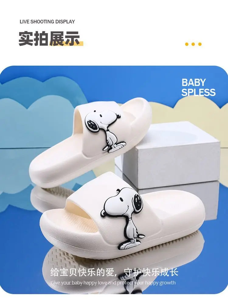 Snoopy Cartoon Slippers Lightweight Anti Slip Snoopy Shoes