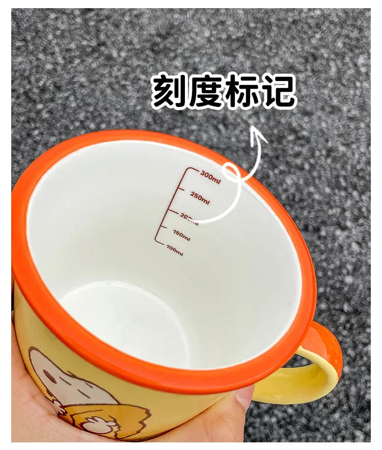Couple Coffee Mugs Snoopy Cup