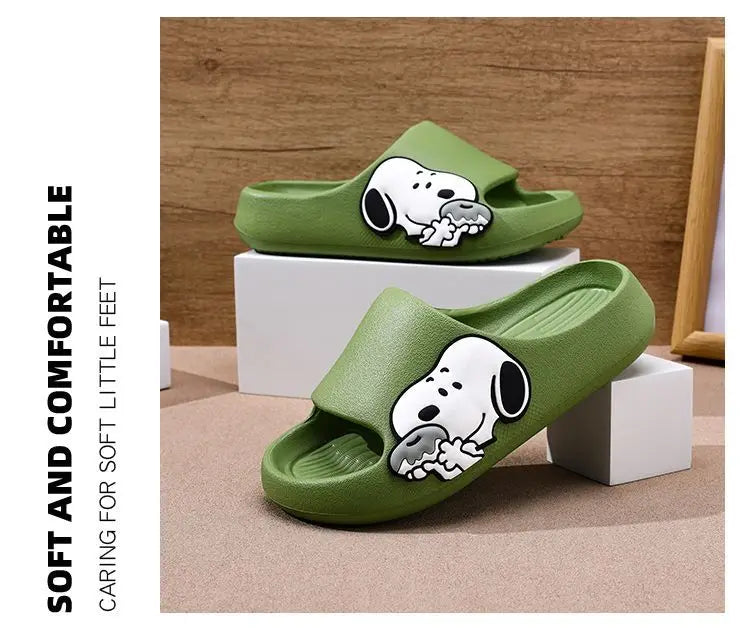 MINISO Snoopy Non Slip Indoor Slippers Snoopy Slippers