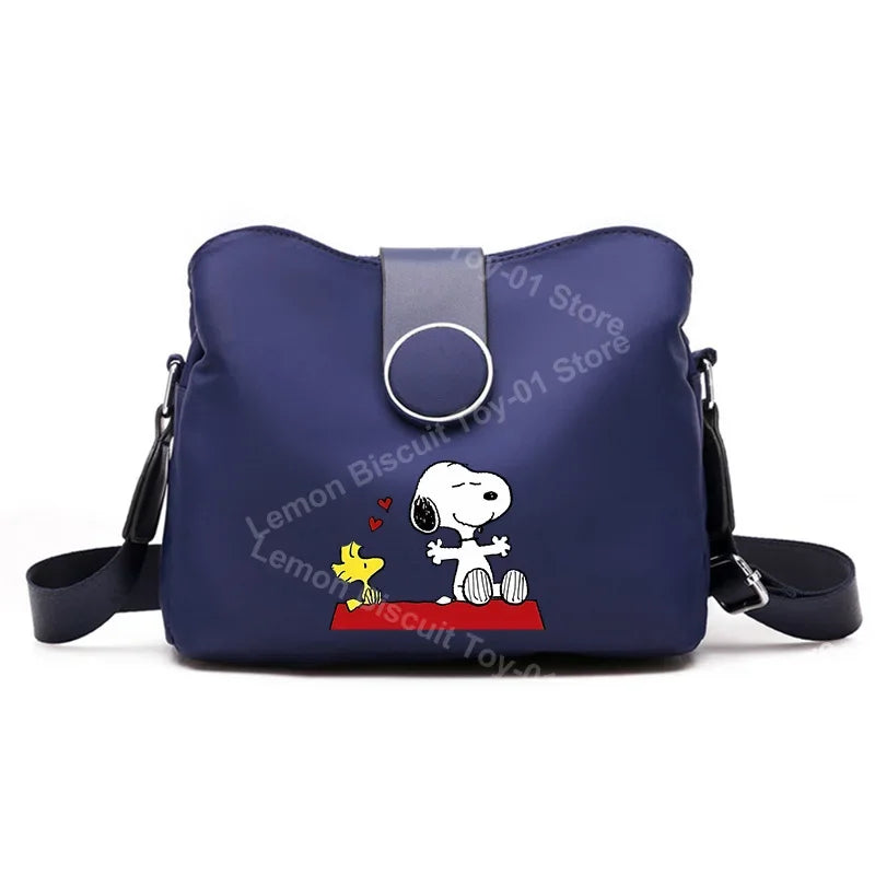 Snoopy Backpack Crossbody Nylon Shoulder Bag Licensed