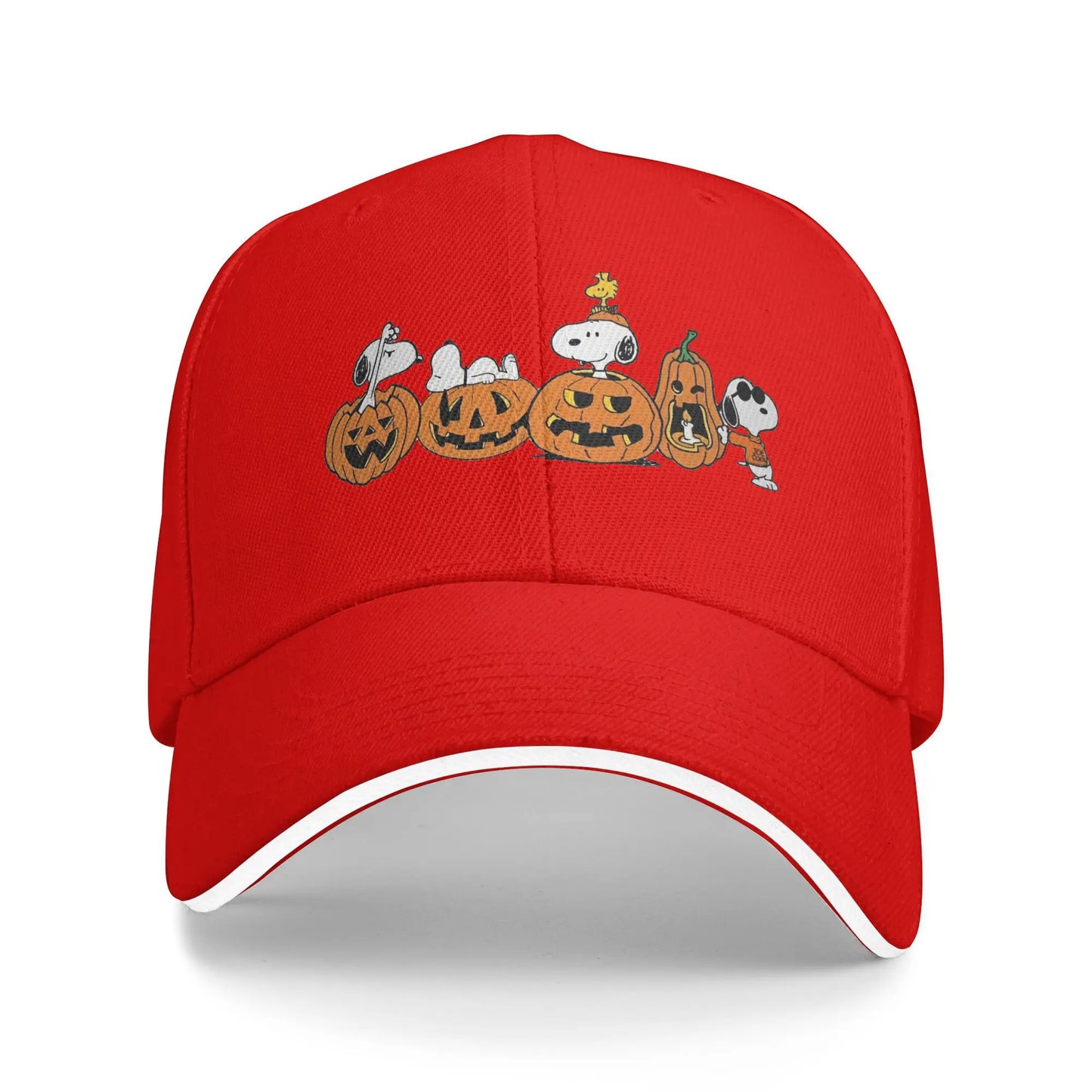 Halloween Pumpkin Cap Baseball Sun Snoopy Hat