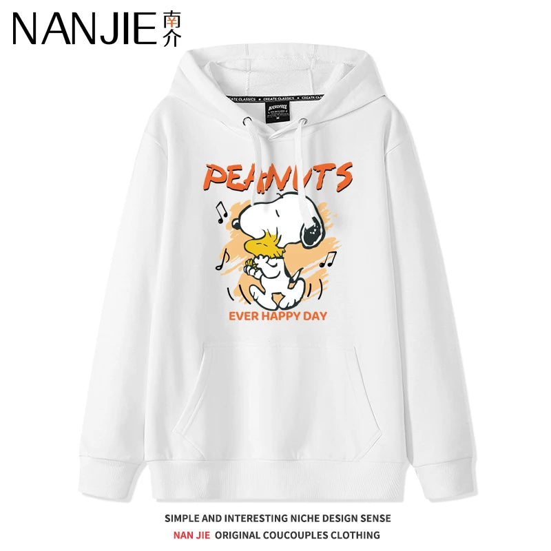 Velvet Hooded Sweatshirt Snoopy Stuffed Sweatshirt