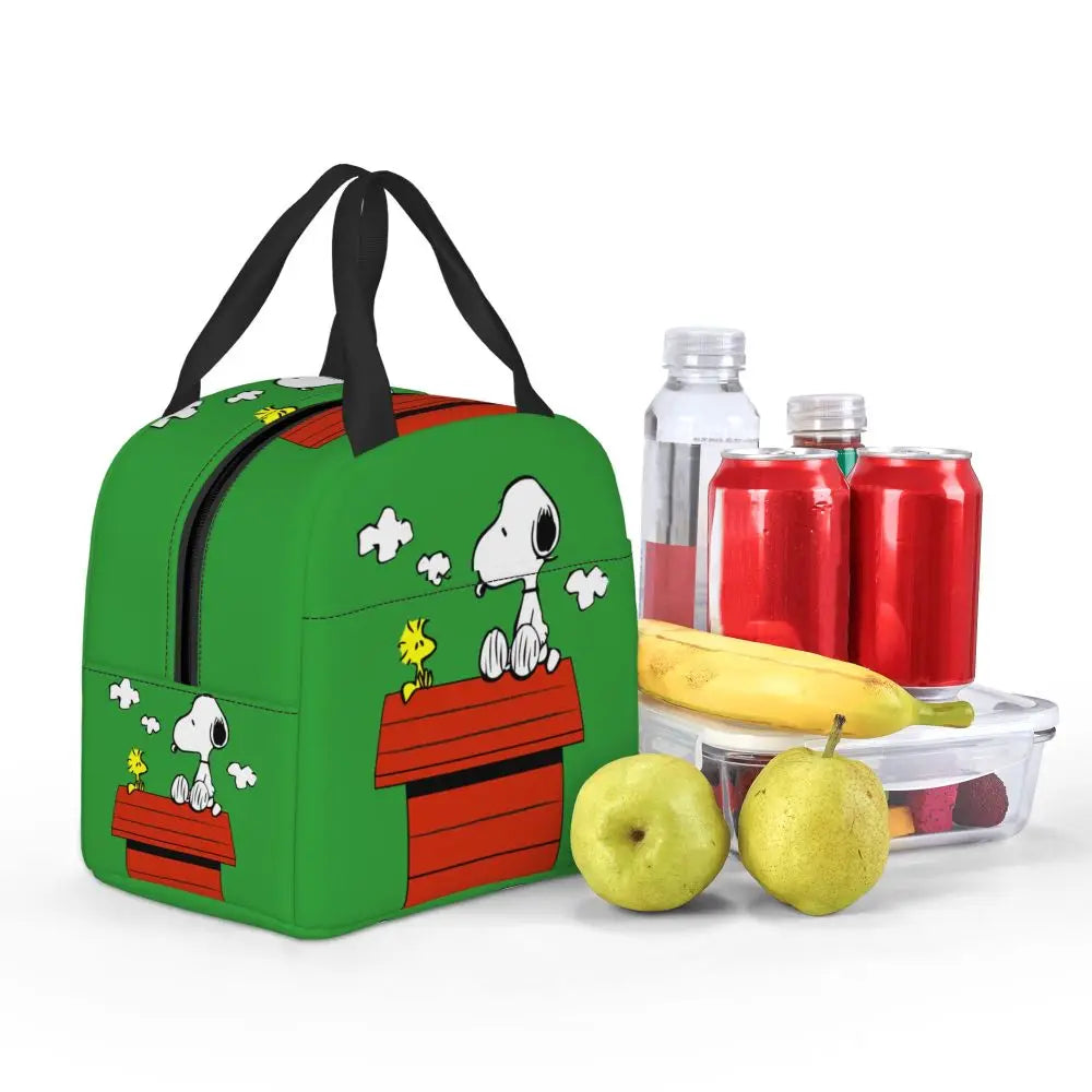 Snoopy Backpack Halloween Insulated Lunch Bag 22x20x13cm