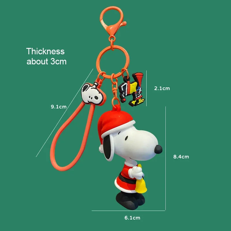 Key Chain Christmas Bag Charm Snoopy Keychain