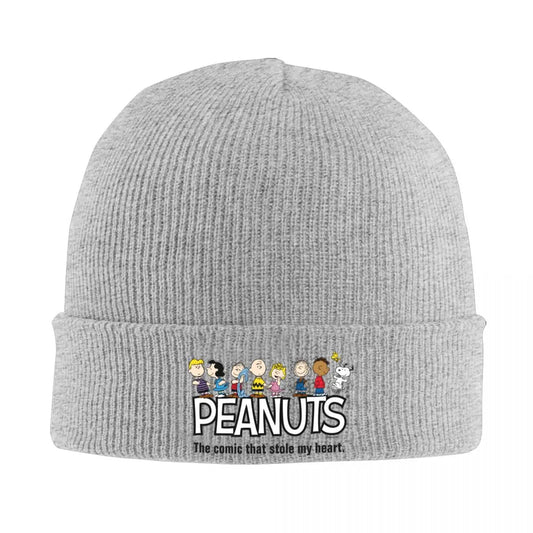 Peanuts Winter Knit Beanie Cotton Snoopy Hat