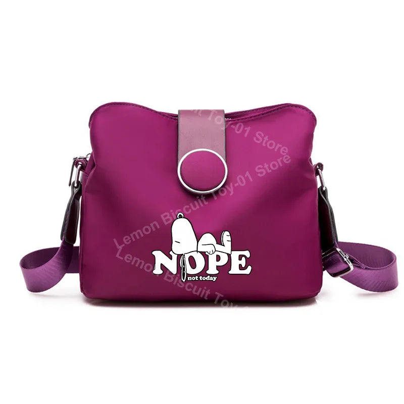 Snoopy Backpack Crossbody Nylon Shoulder Bag Licensed