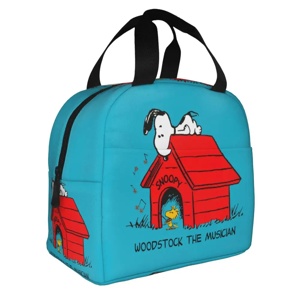 Snoopy Backpack Halloween Insulated Lunch Bag 22x20x13cm
