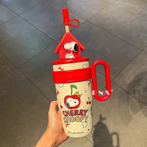 800ml 304 Stainless Steel Insulated Cup Cartoon Snoopy Cup