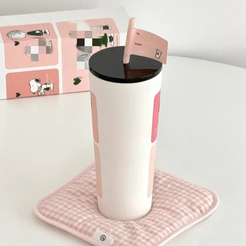 Joint Series Plastic Mug For Cold Drinks Snoopy Cup