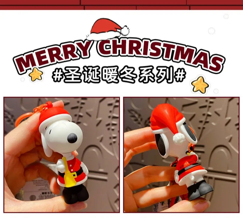 Key Chain Christmas Bag Charm Snoopy Keychain