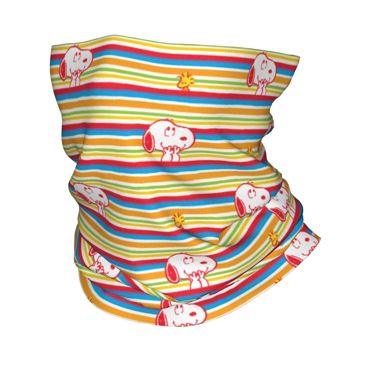 Custom Cute Cartoon Snoopy Bandana Neck Gaiter Printed Balaclavas Mask Scarf Multifunctional Cycling Riding for Men Women Adult