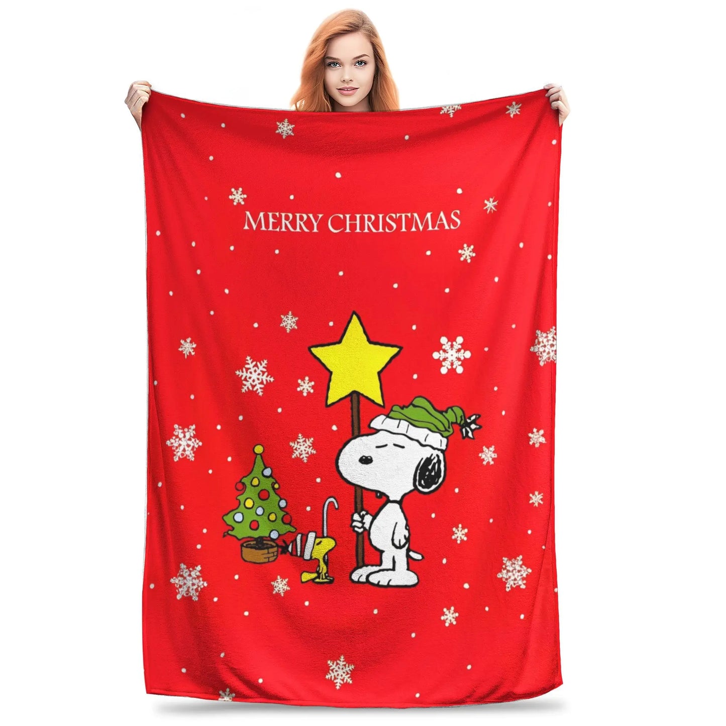 Snoopy Blanket Fleece Soft Breathable Throw Snoopy Blanket