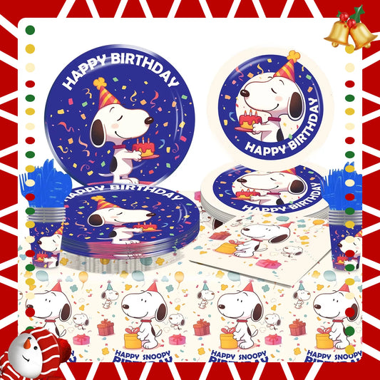 Party Themed Disposable Plates and Cups Snoopy Cup
