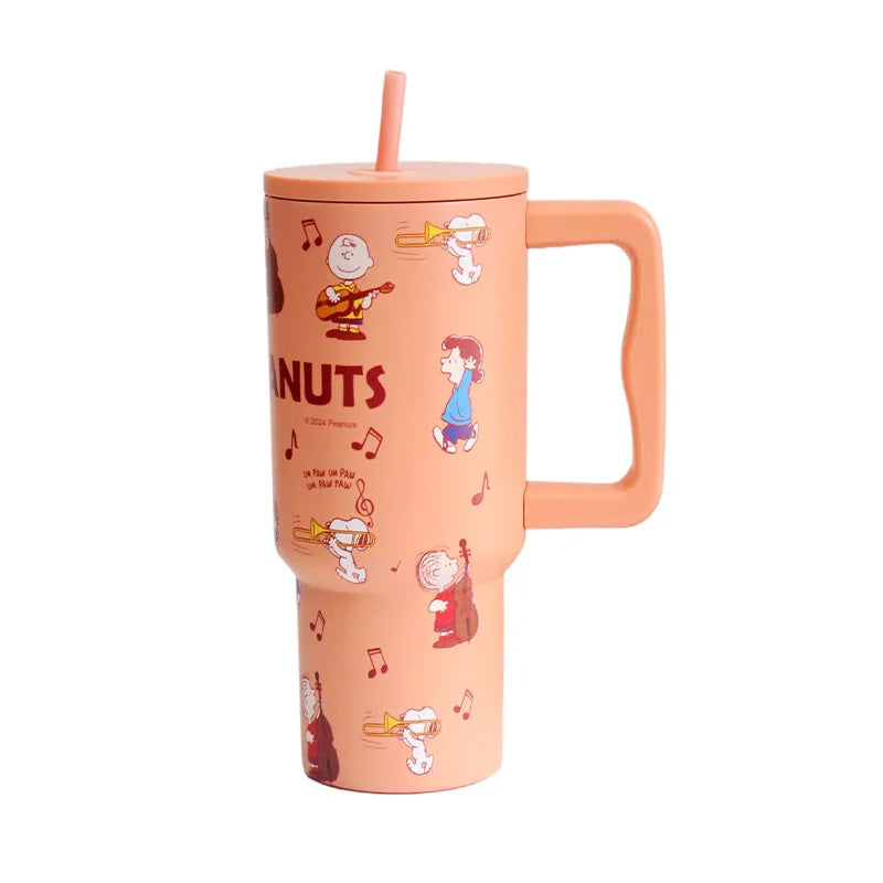 Insulated Stainless Steel Water Cup Straw 2025 Snoopy Cup