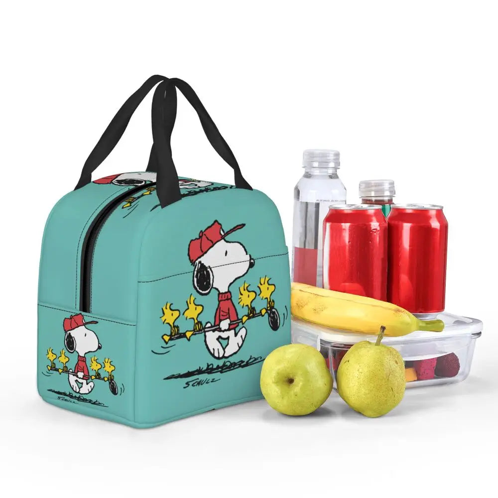 Snoopy Backpack Halloween Insulated Lunch Bag 22x20x13cm