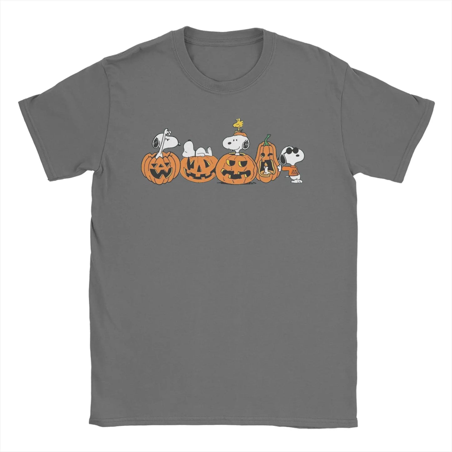 Unisex Snoopy Halloween Pumpkin Cotton Tee Snoopy Shirt
