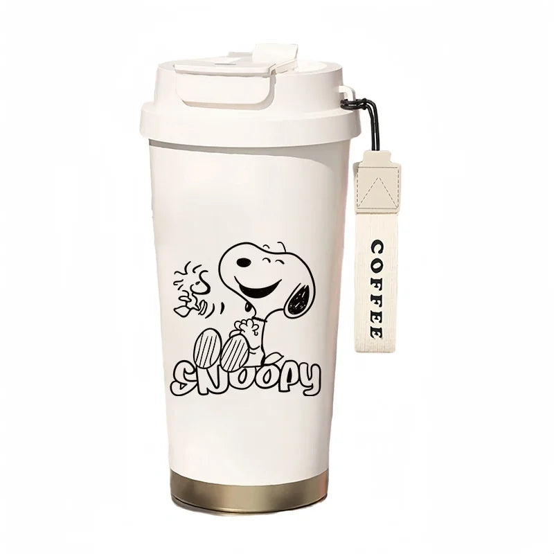 500ml Thermos Bottle Portable Snoopy Cup