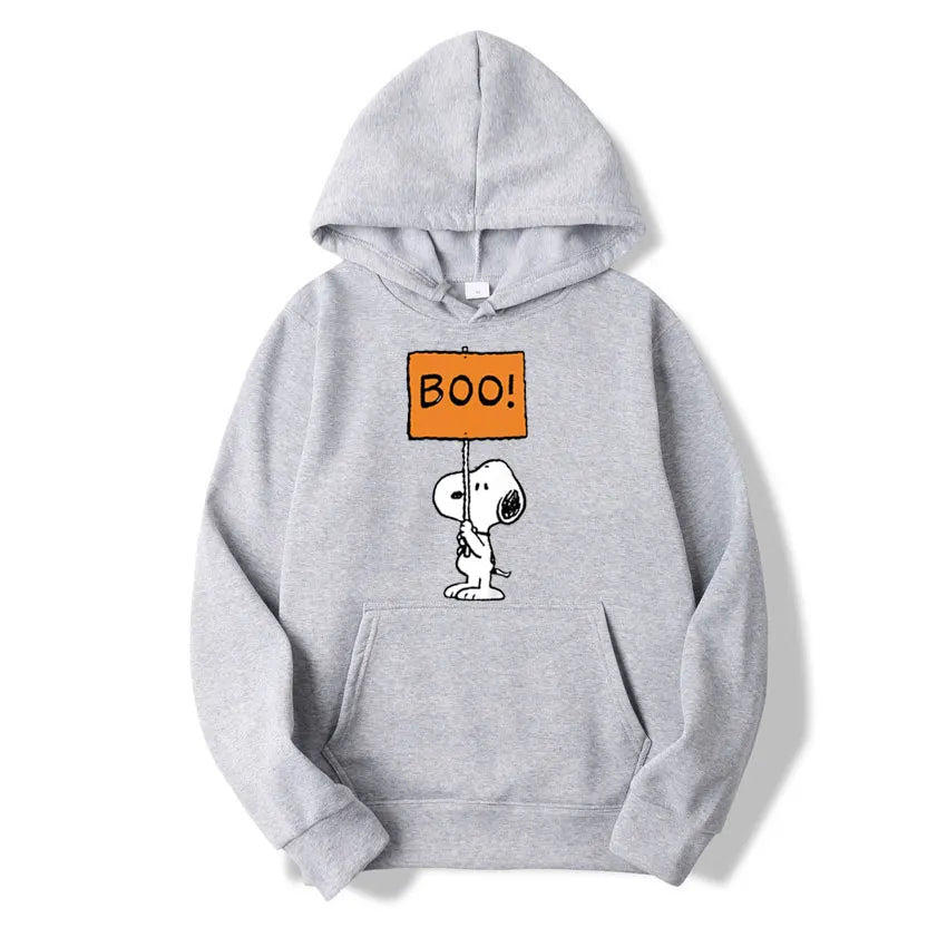 Hooded Boo Hoodie Casual Snoopy Hoodie