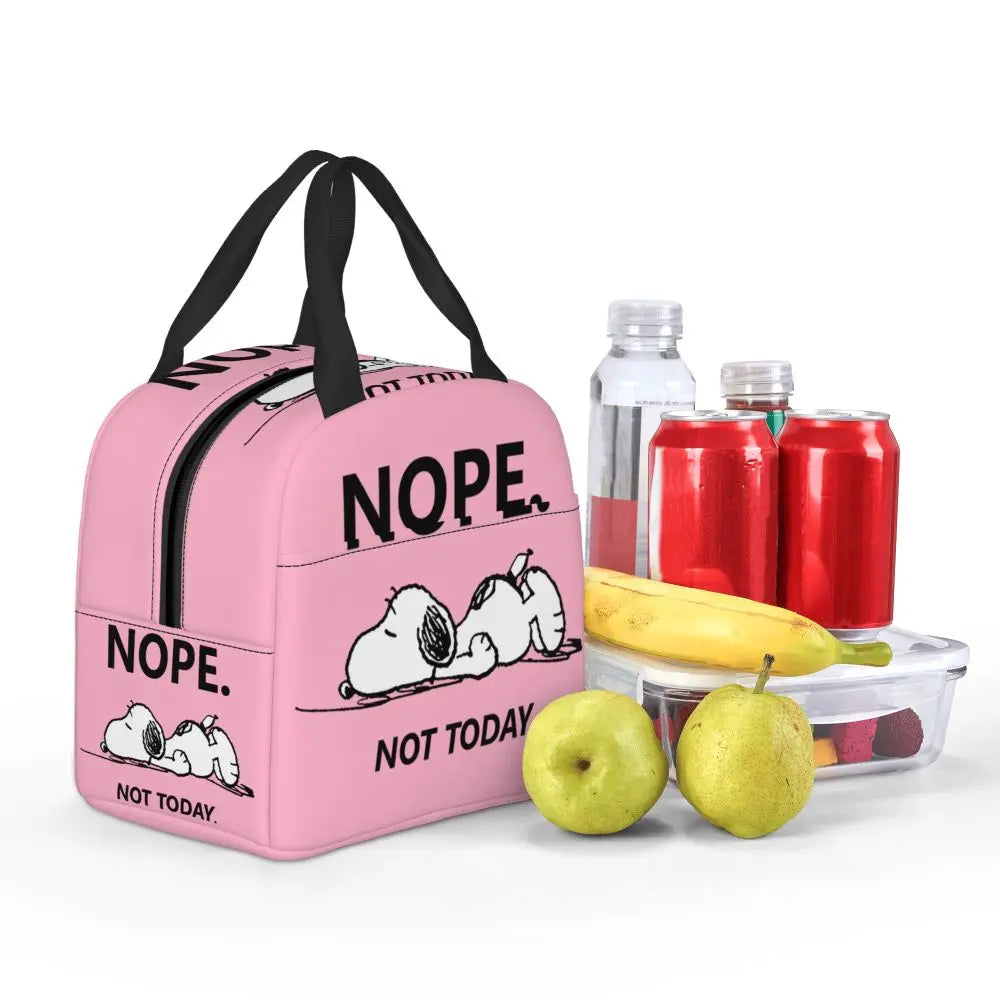 Snoopy Backpack Halloween Insulated Lunch Bag 22x20x13cm