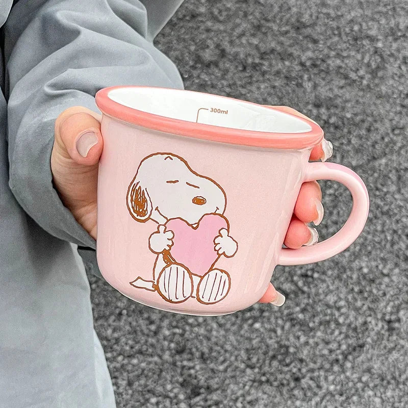 Couple Coffee Mugs Snoopy Cup