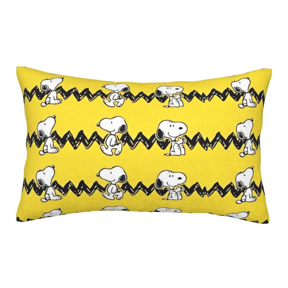 Cute Pillowcase 18in Square Red Snoopy Pillow