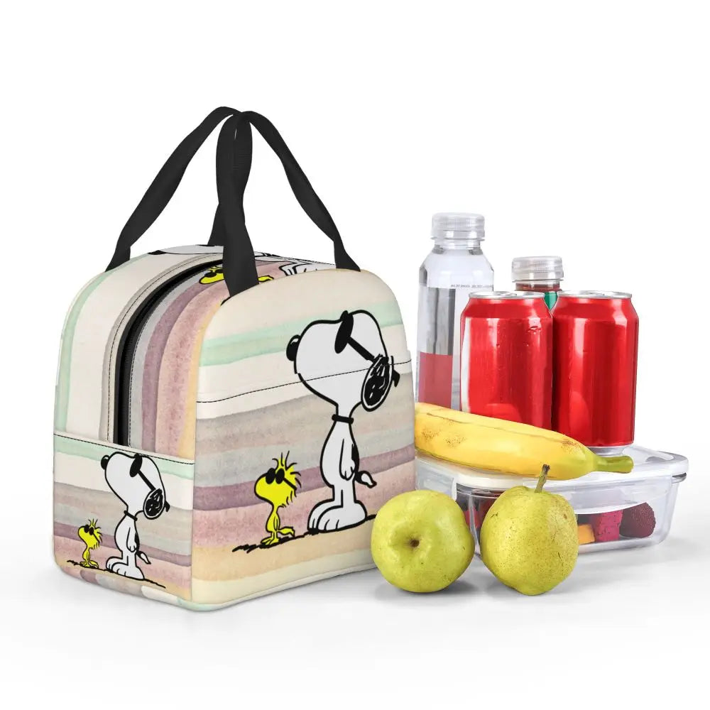 Snoopy Backpack Halloween Insulated Lunch Bag 22x20x13cm
