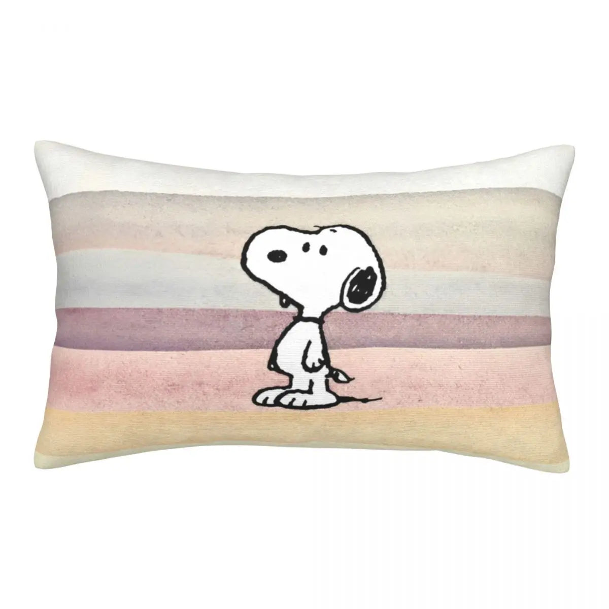 Cute Pillowcase 18in Square Red Snoopy Pillow
